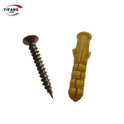 Ancora di plastica di nylon durevole di espansione della spina di parete dell'isolamento 8*80