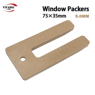 75x35mm Plastic Shims Packers per finestra e cornice porta