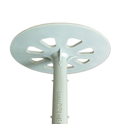 La parete del PE dei pp tappa le ancore di plastica dell'isolamento di 60mm