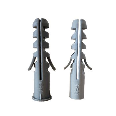 ancora di plastica Gray Wall Plug Rigid di espansione di 8*40mm